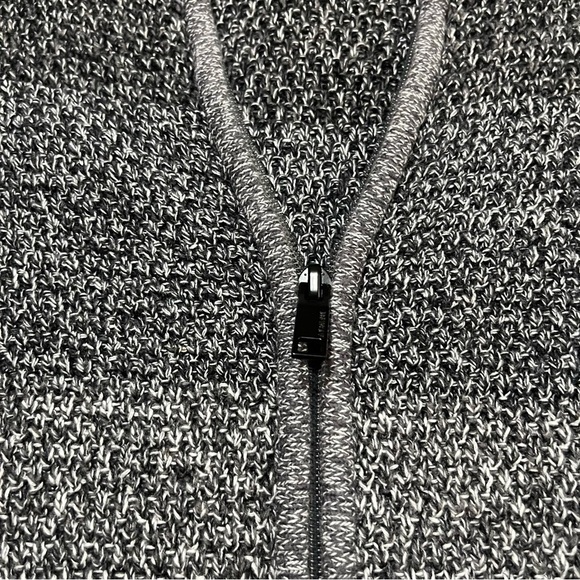 Alfani Gray Women's Zip Up Sweater Cardigan Size XL Very Thick Knit Fall Winter - Picture 4 of 7